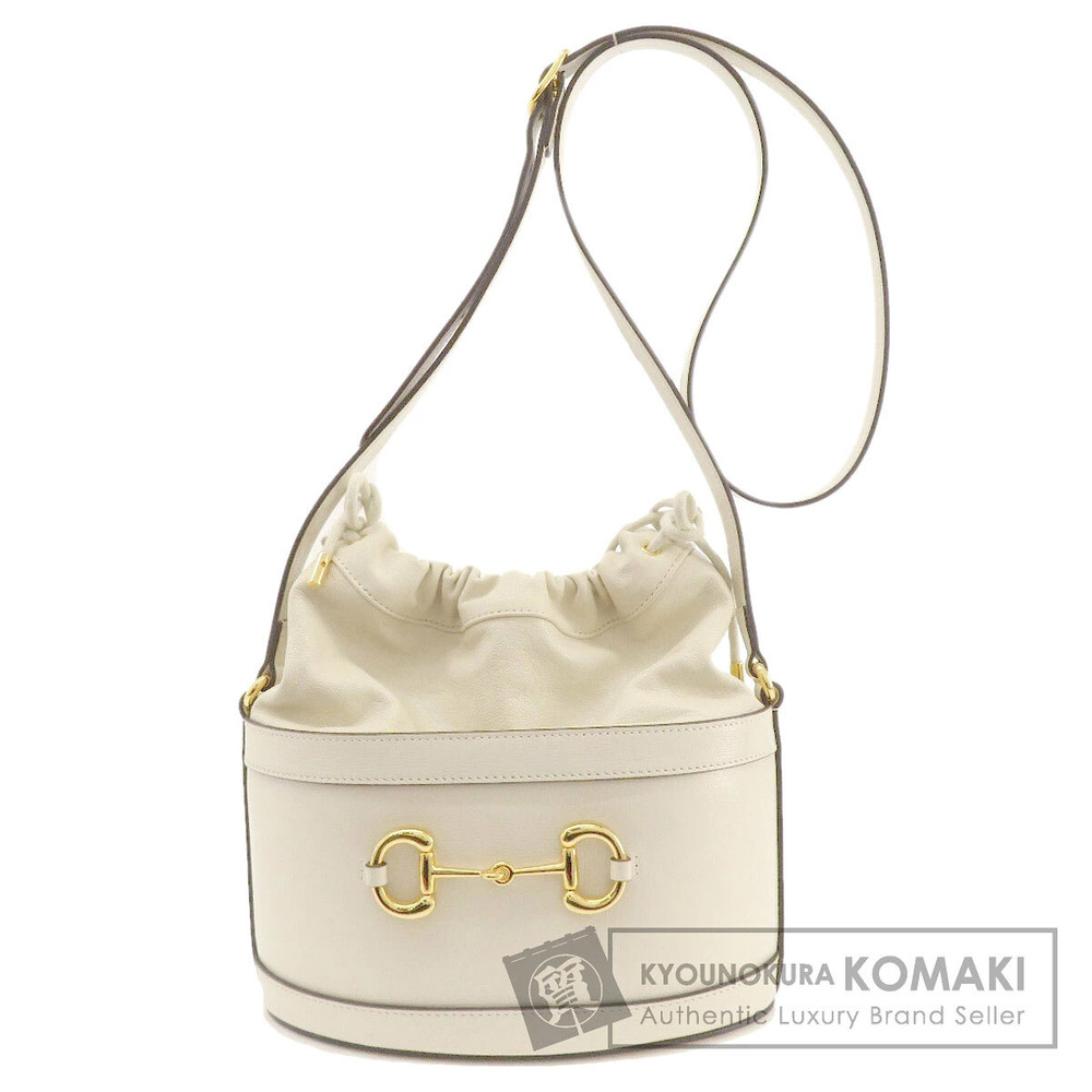 Gucci Horsebit Bucket Bag Tote Leather